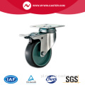 Trzpień gwintowany, obrotowy, z hamulcem, szary Tpr Industrial Caster